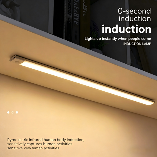 Ultra-thin human body sensor light strip, intelligent LED long strip, magnetic rechargeable cabinet, wine cabinet, wardrobe self-adhesive light strip